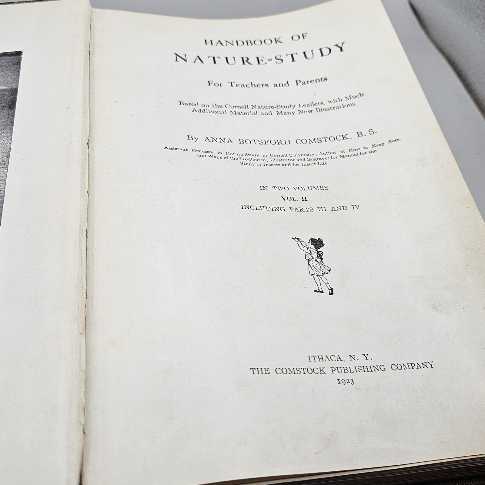 Handbook Of Nature-Study By Anna Comstock 1911 Published 1923