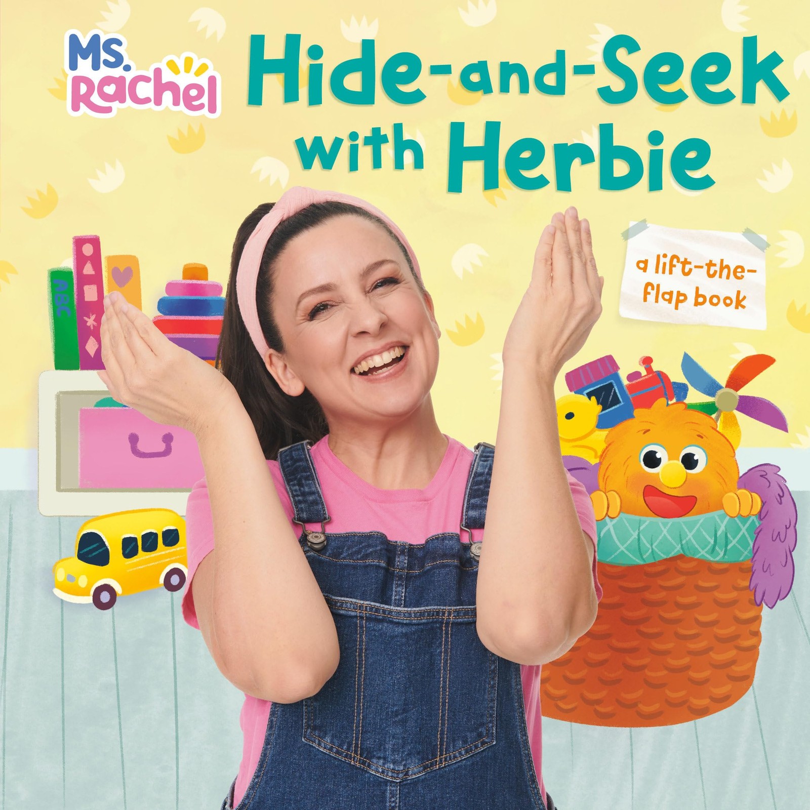 Hide and Seek with Herbie (Ms. Rachel) (Books by Ms. Rachel) – board book Ms…