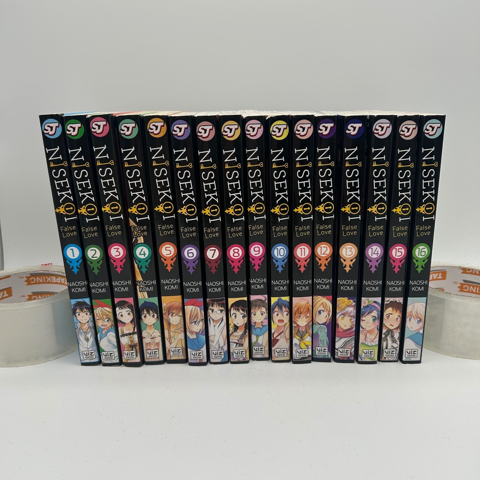 VIZ Media Nisekoi False Love Manga Volumes 1-16 English Naoshi Komi Shonen Jump