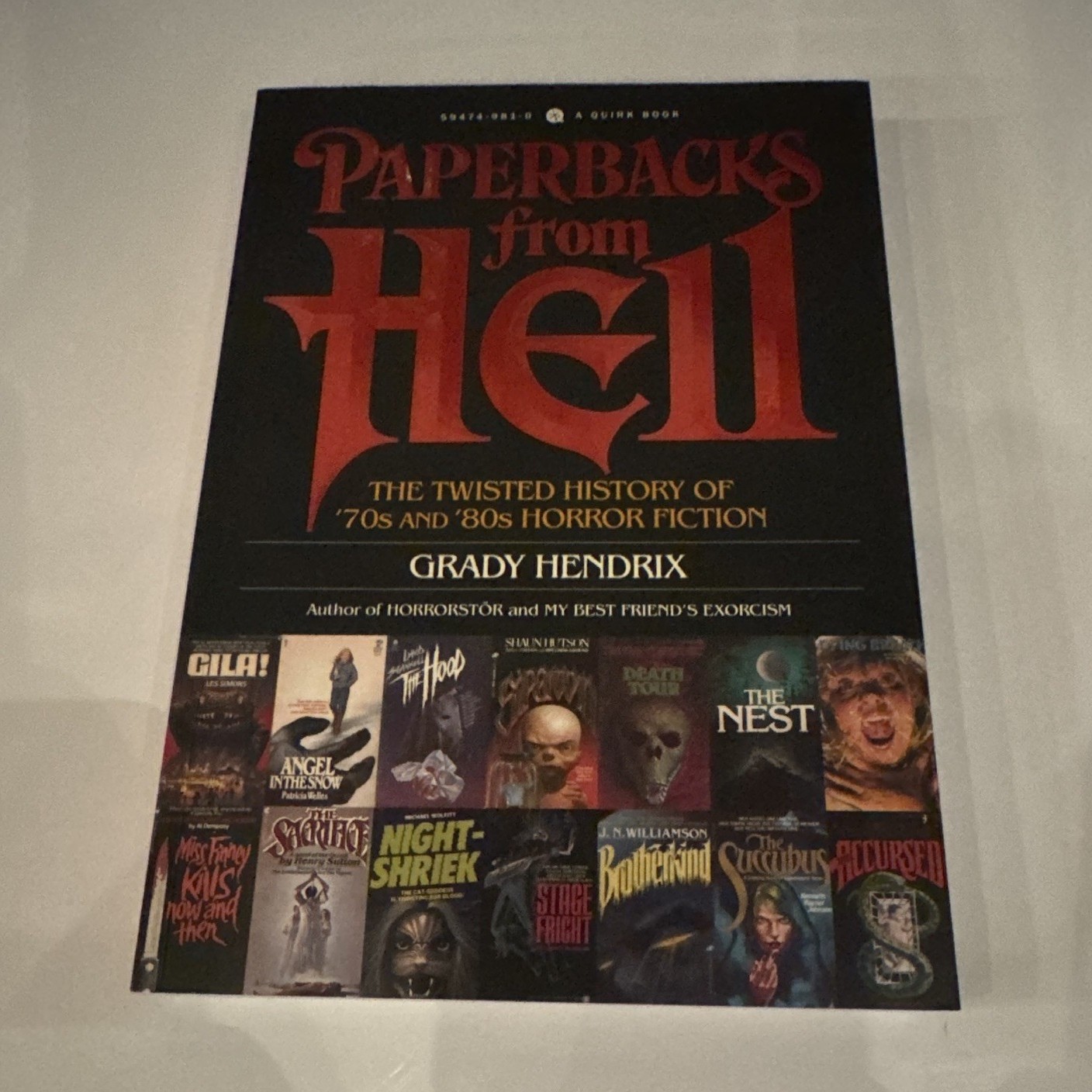 Grady Hendrix Paperbacks from Hell: ’70s & ’80s Horror Fiction 2017 TPB