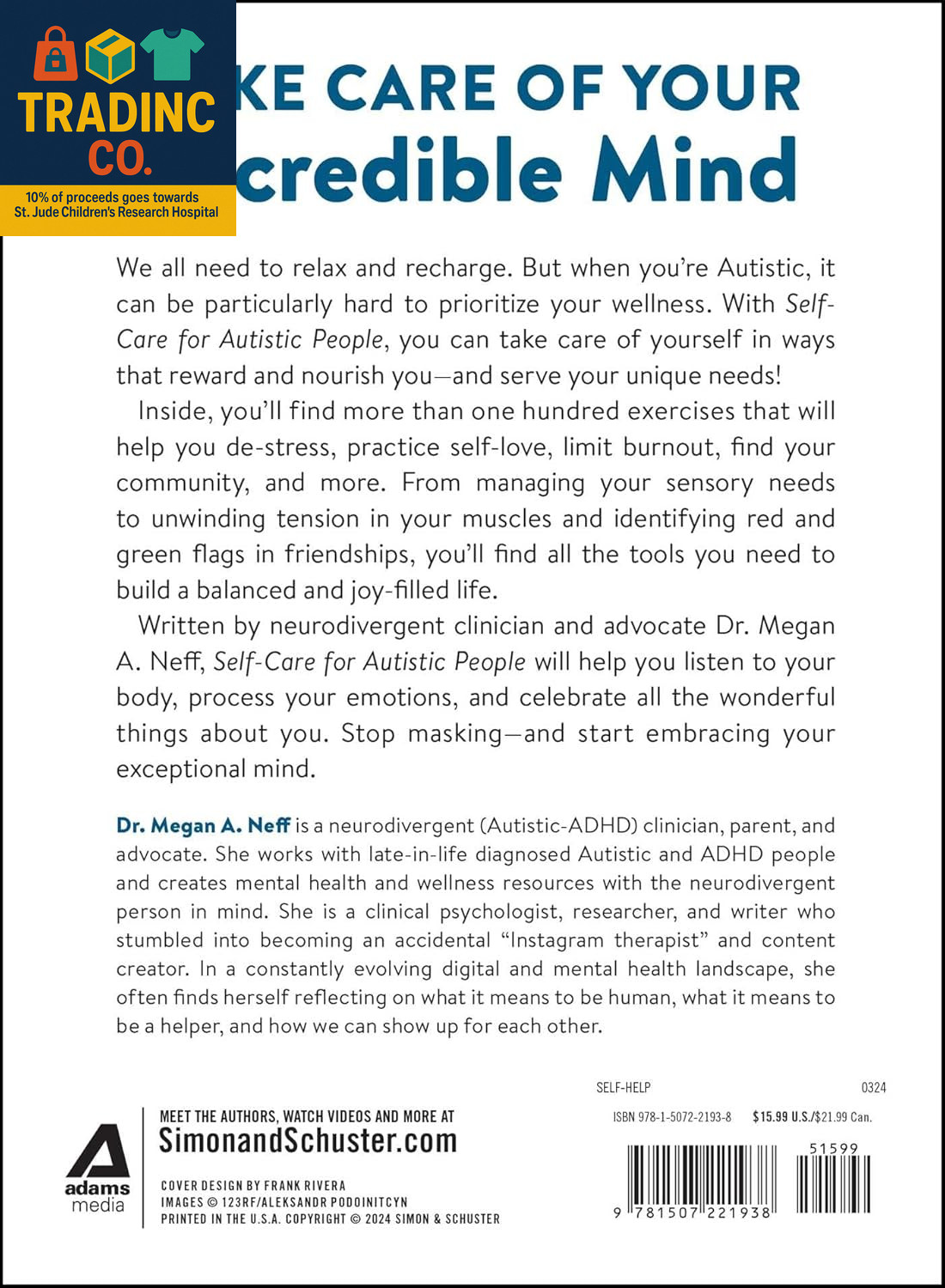 Self-Care for Autistic People: 100+ Ways to Recharge, De-Stress, and Unmask!