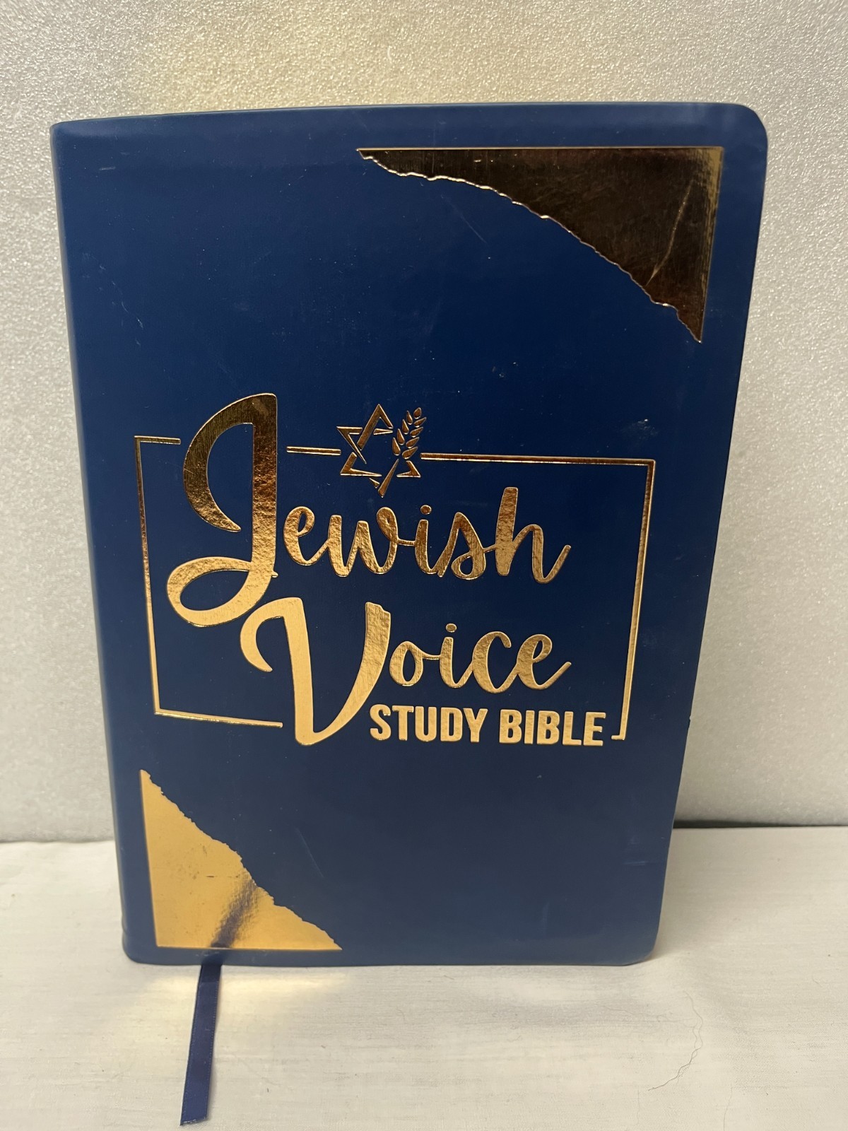 Jewish Voice Study Bible; NIV; Blue Leatherette Cover w. Gold Lettering