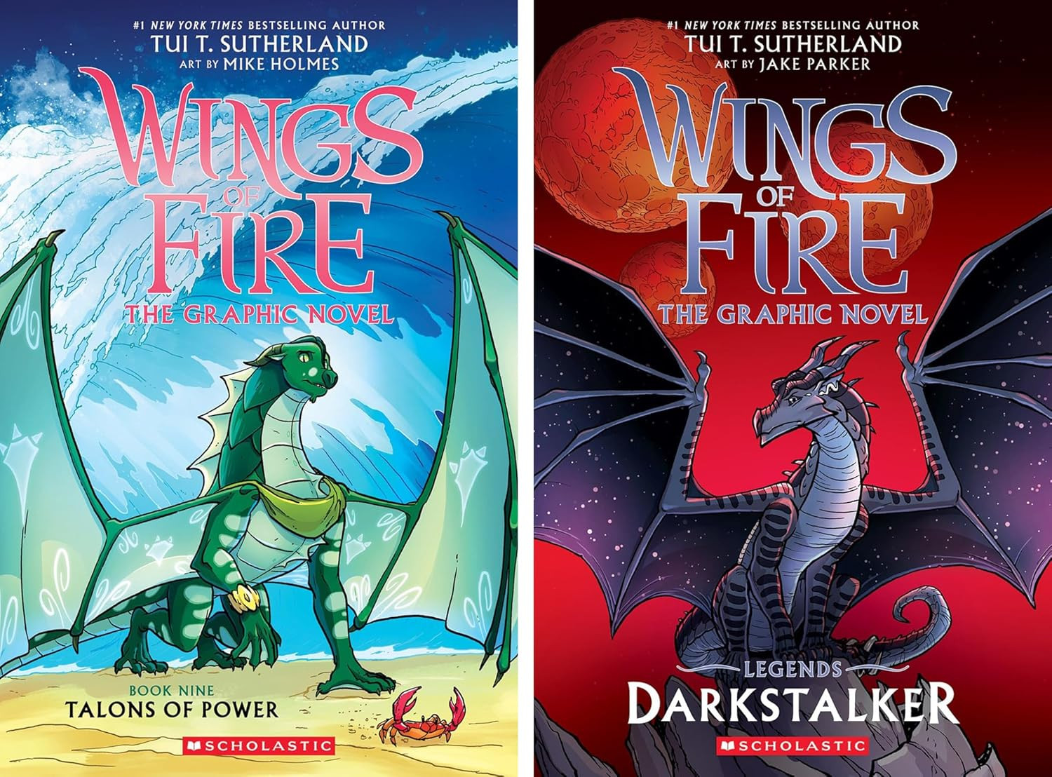 Wings of Fire Graphic Novels (10 Books) Series Set Graphix (Books 1-9 + Darkstal
