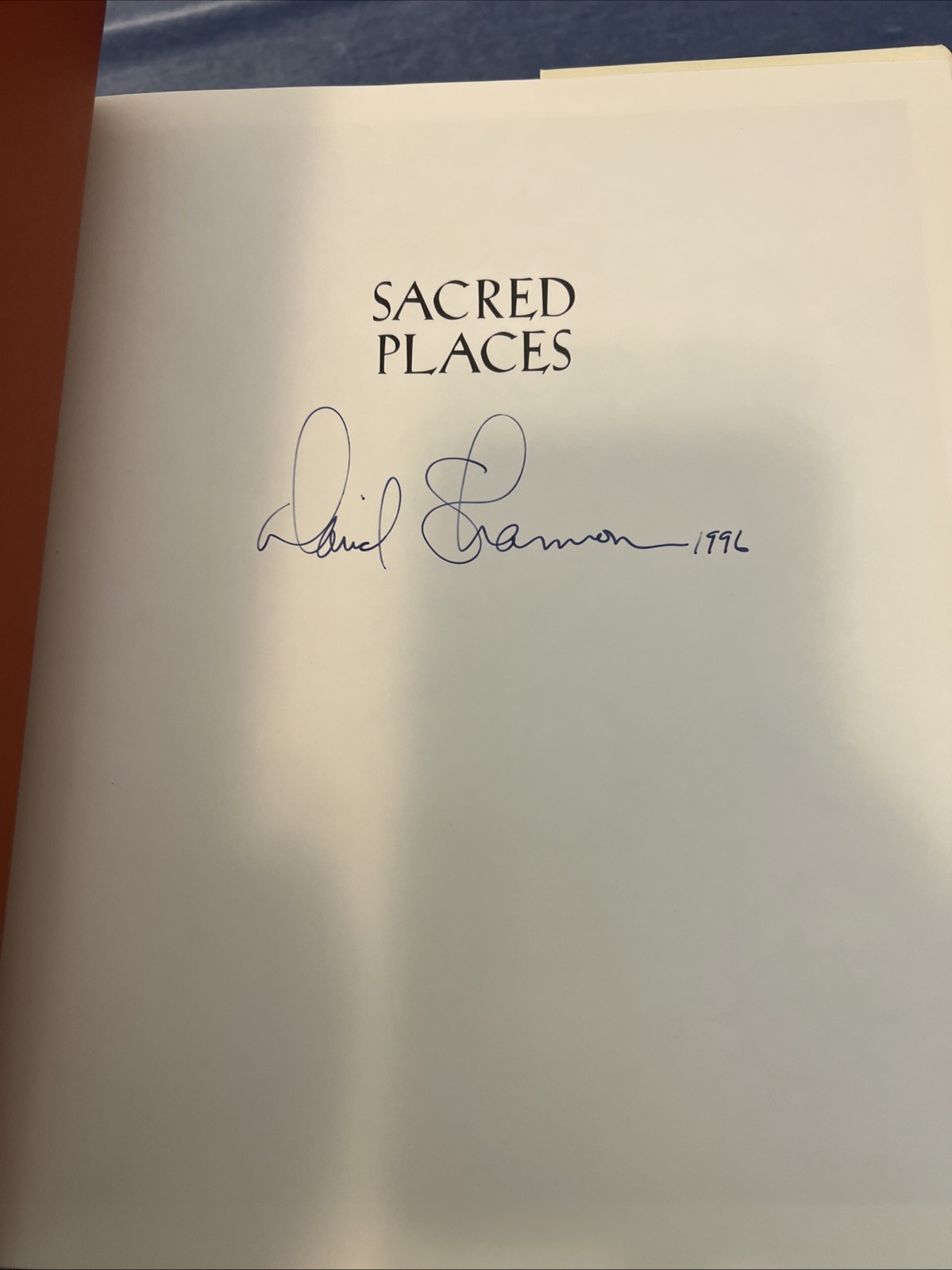 Sacred Places Jane Yolen 1996 1st Ed Signed Myth Folklore Spirituality HC Book