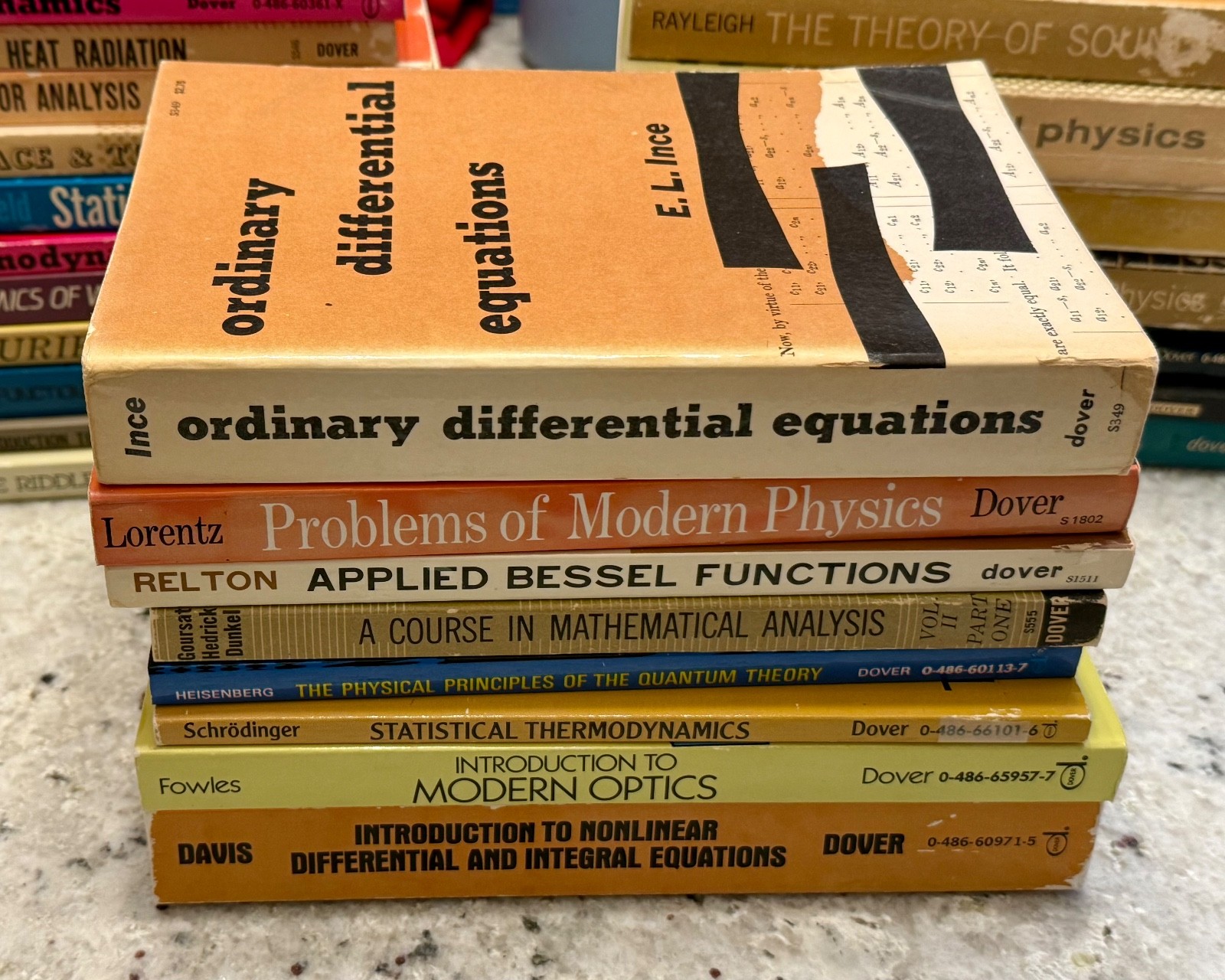 Dover Technical Paperbacks [Choose From Dropdown] Math Physics Classics VTG