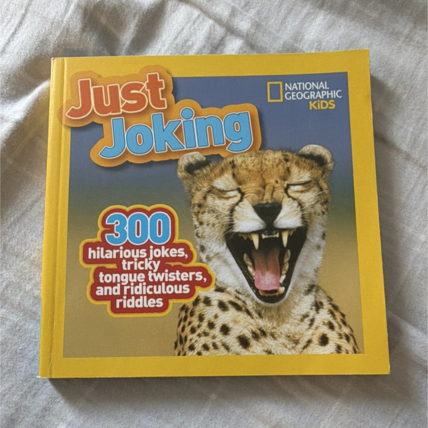 National Geographic Kids Just Joking Hardcover 2012 300 Jokes Tongue Twisters
