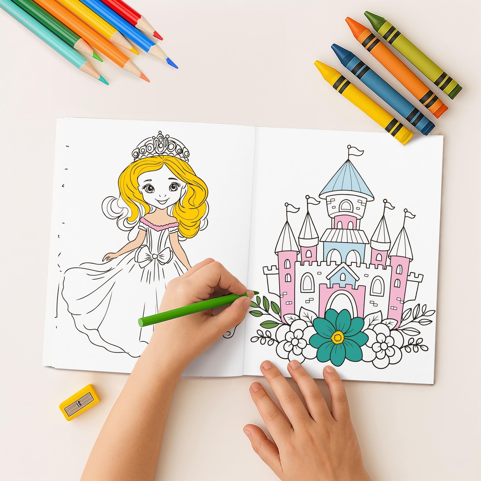 ZICOTO Fun Coloring Books for Kids Set of 3 – 7.09 x 8.46 inches, Colorful