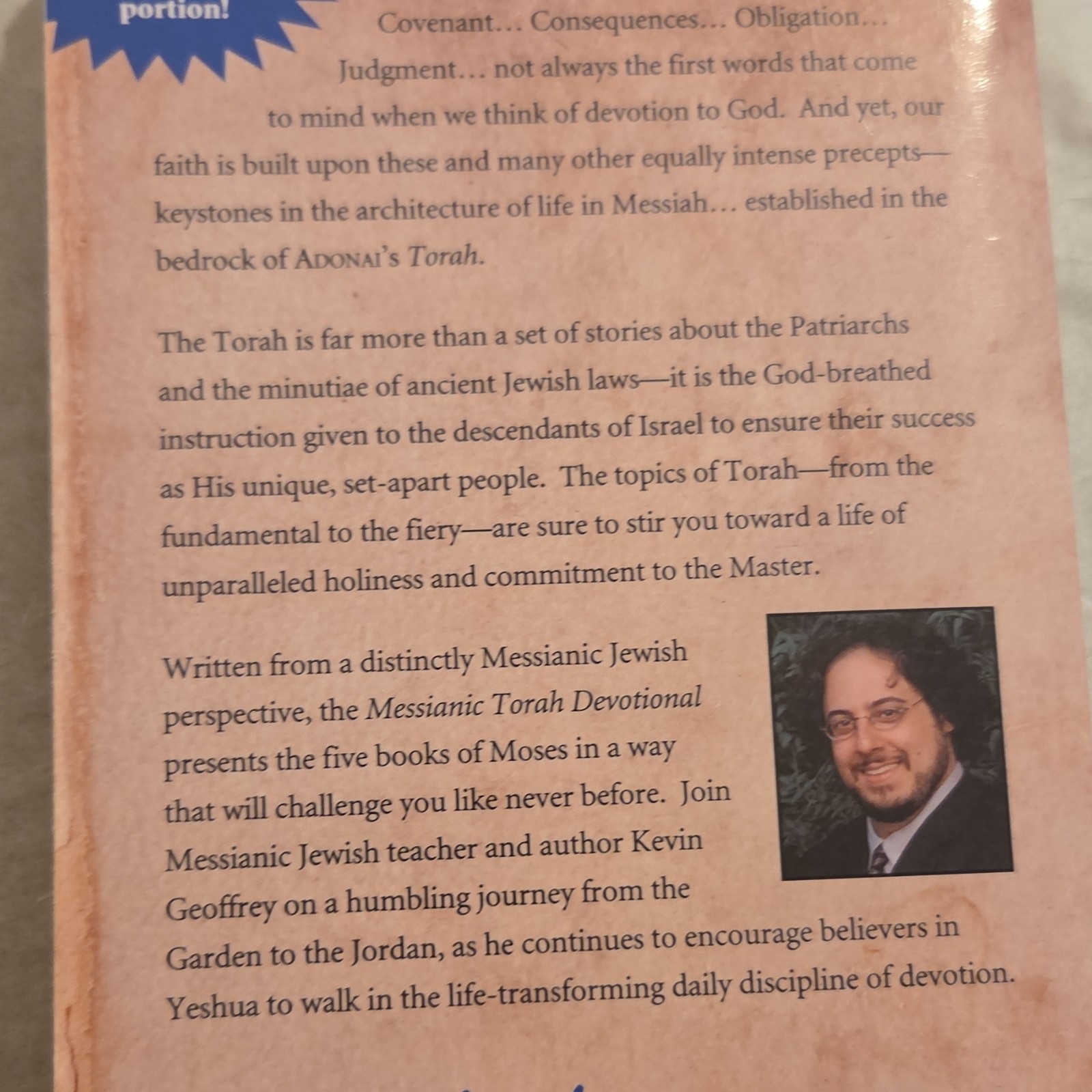 Kevin Geoffrey Messianic Torah Devotional PB Devotions Messianic Judaism