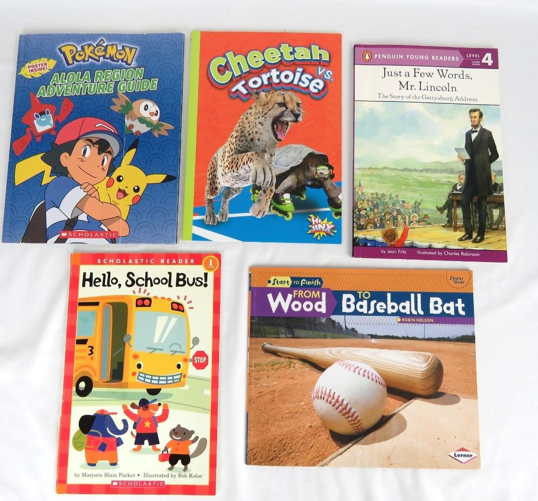 Mix Lot of 40 Story Time Books for Kids Toddlers Daycare Child School SET-1