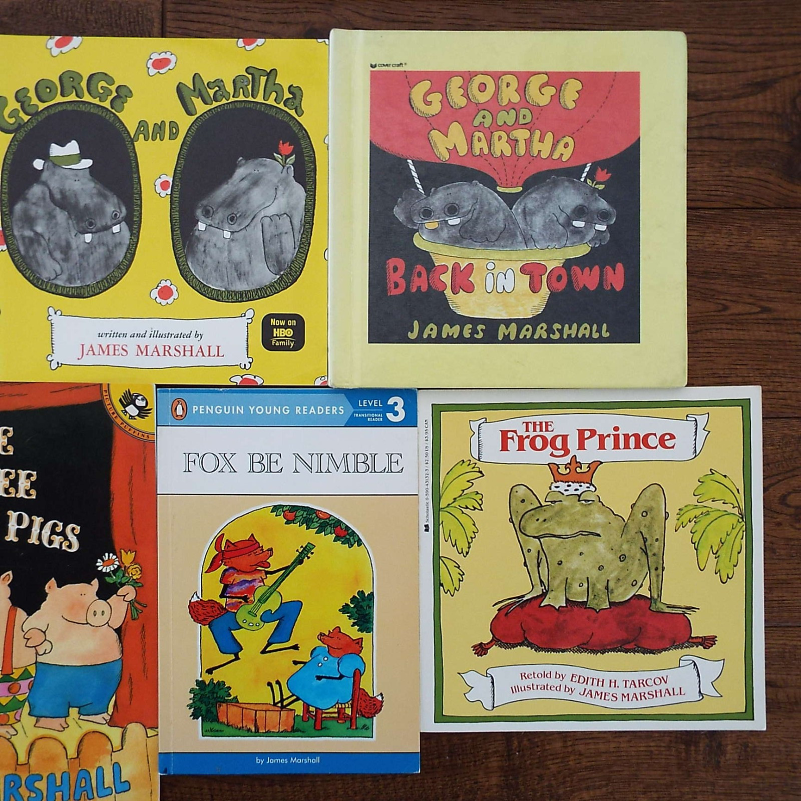 Lot 9 James Marshall Childrens Picture Books Fox All Week George and Martha