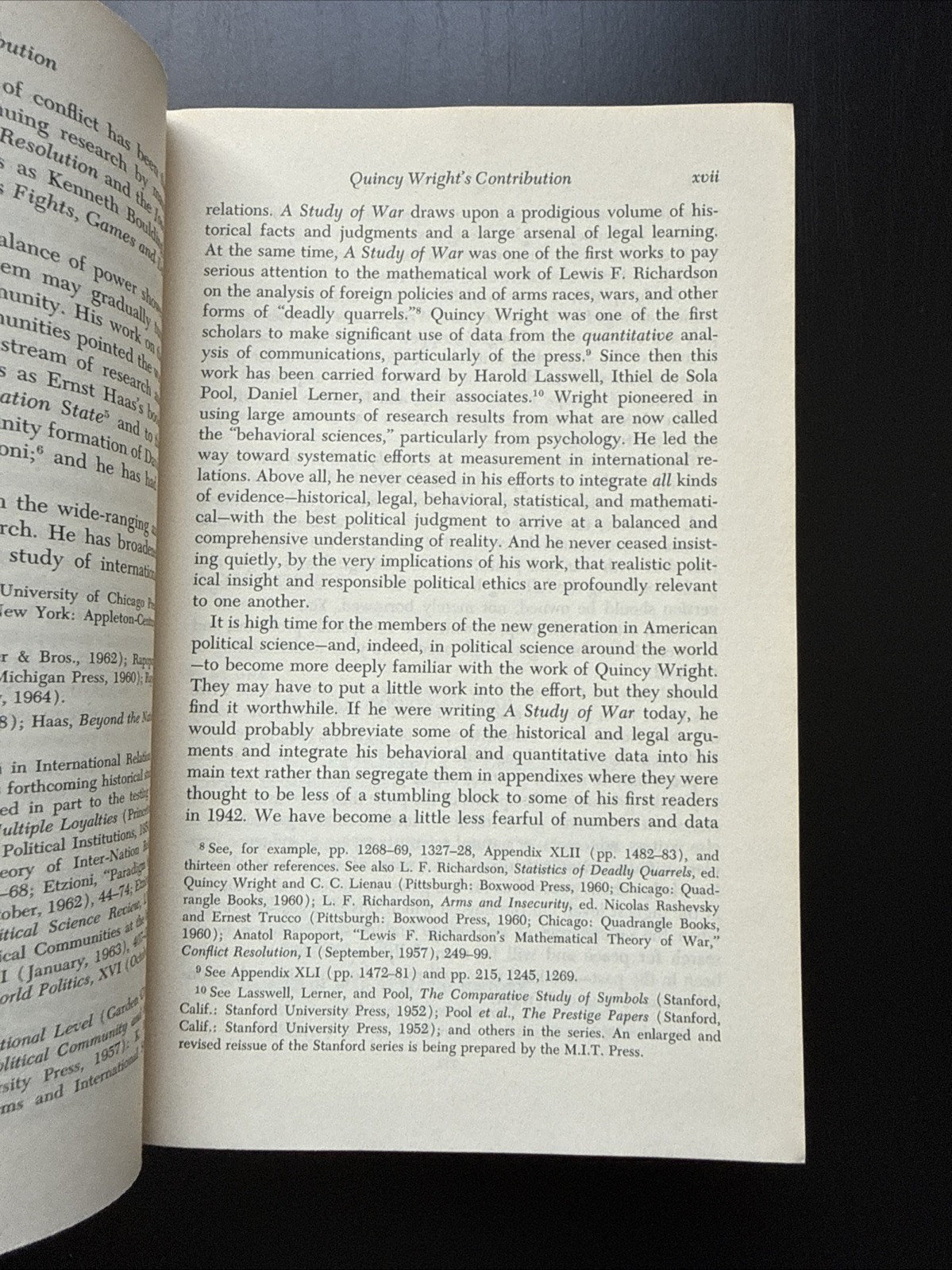 A Study of War (1970) by Quincy Wright PB Abridged Ed. G+