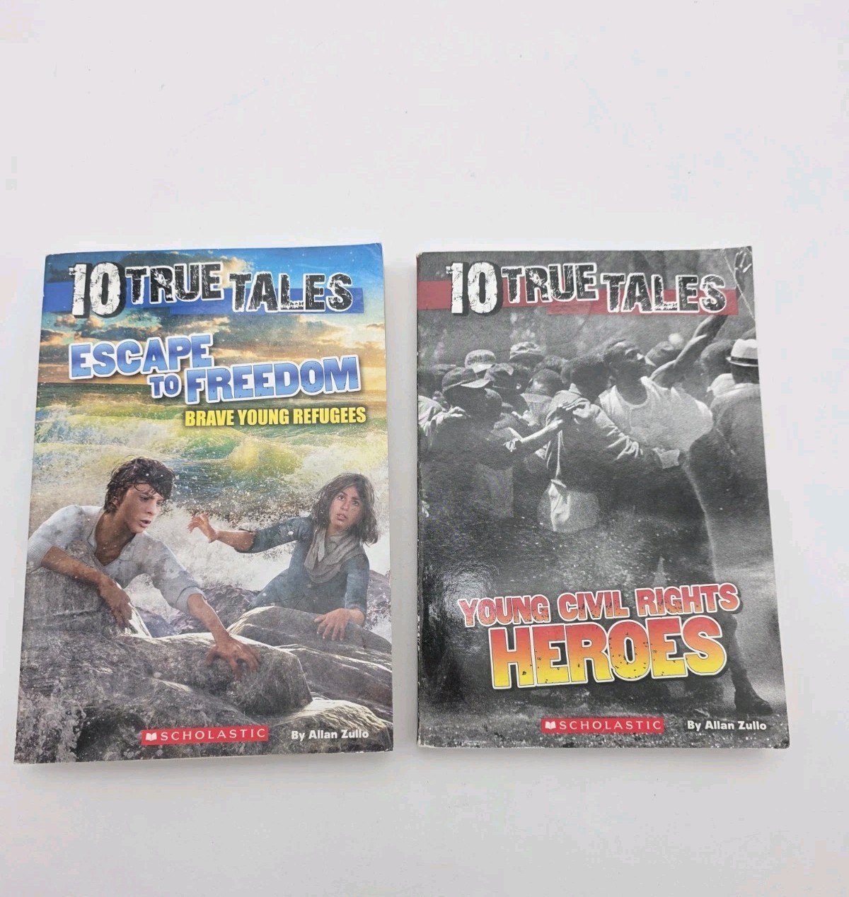 10 True Tales Books — Lot Of 2, Young Civil Rights Heroes & Escape To Freedom