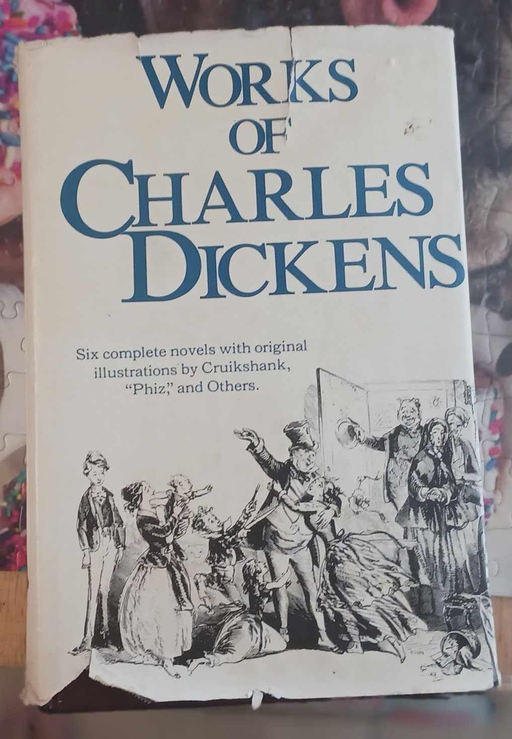 Works Of Charles Dickens Six Complete Novels with Original Illustrations Har…