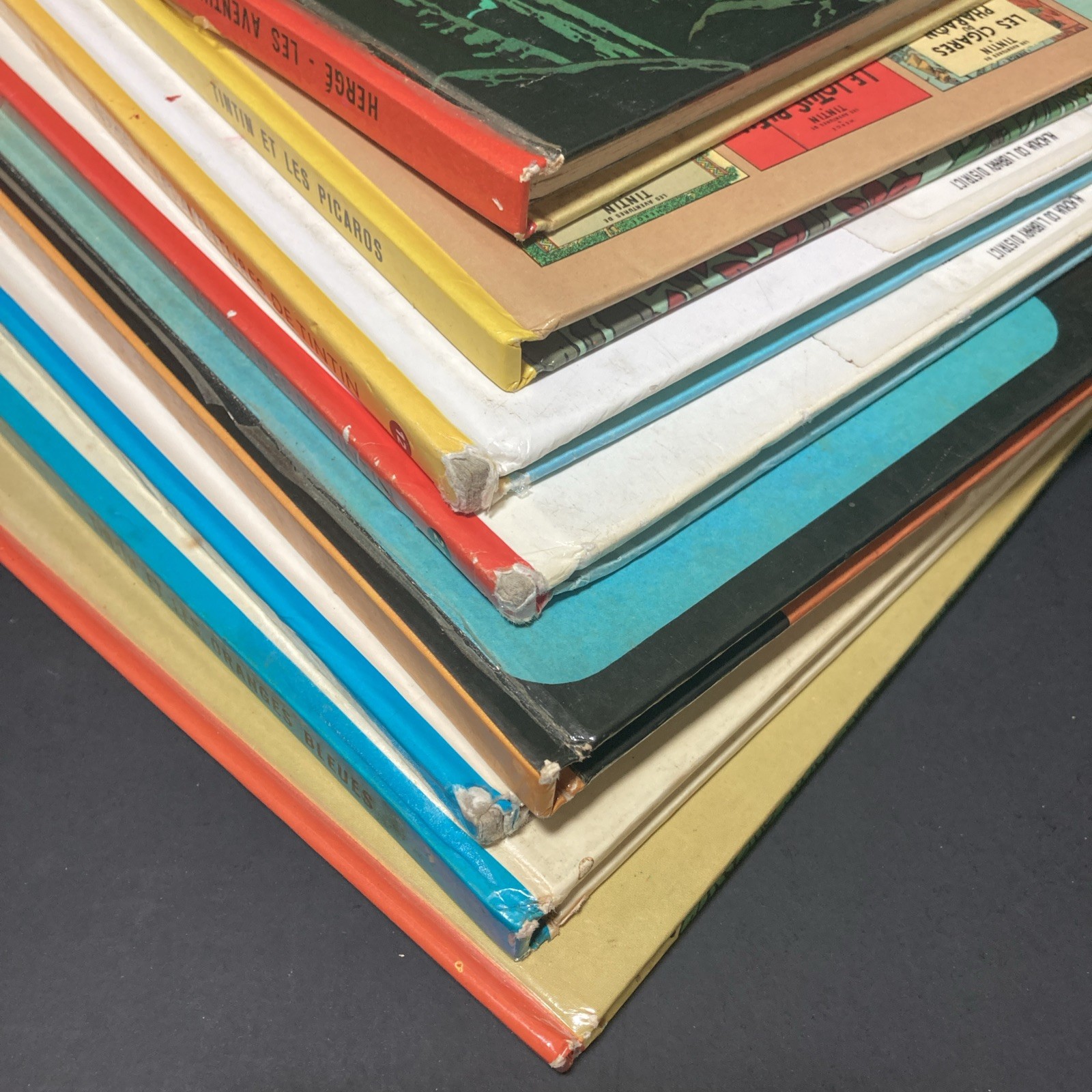 Lot Of 20 Vintage HERGE Les Aventures De TINTIN + ASTERIX OBELIX | French