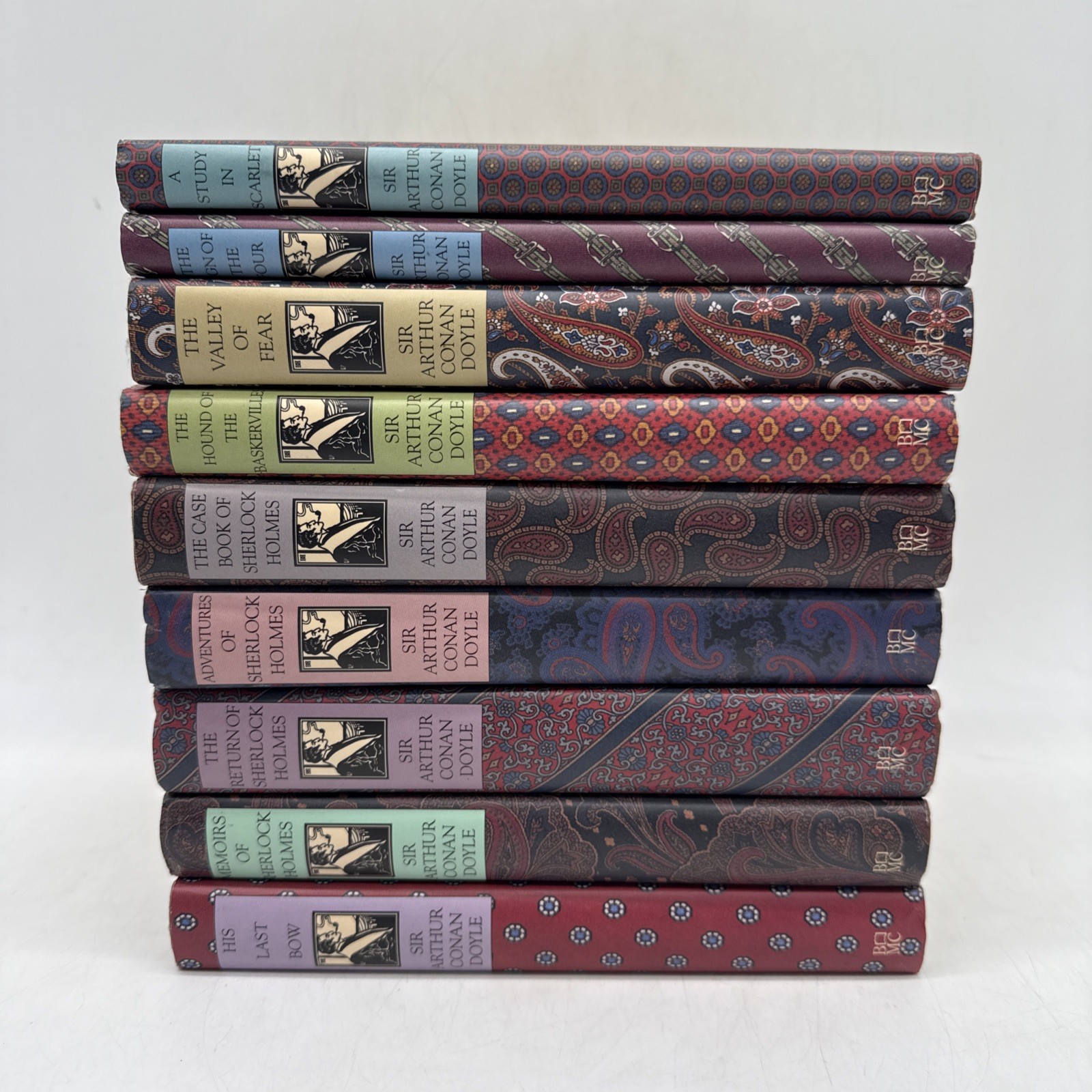 Sir Arthur Conan Doyle Sherlock Holmes Hardcover Book Club Edition Lot 9