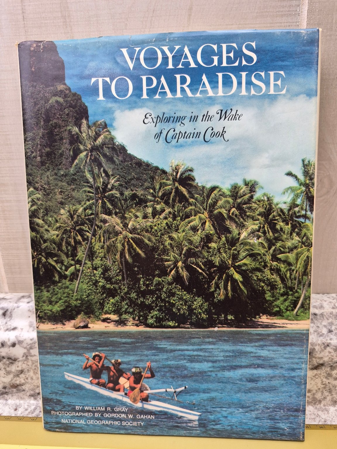 Voyages to Paradise Gray 1975 First Edition National Geographic