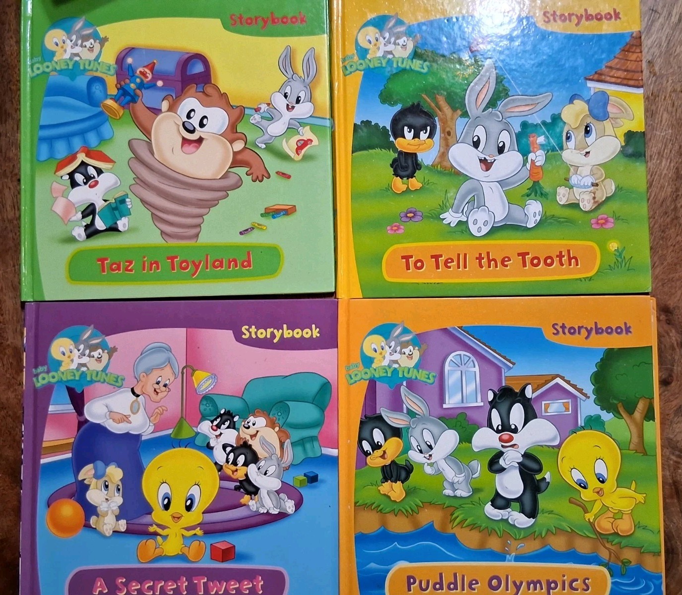 Baby Looney Tunes Storybook Childrens Book – Lot of 4 Taz, Tweety, Bugs,…