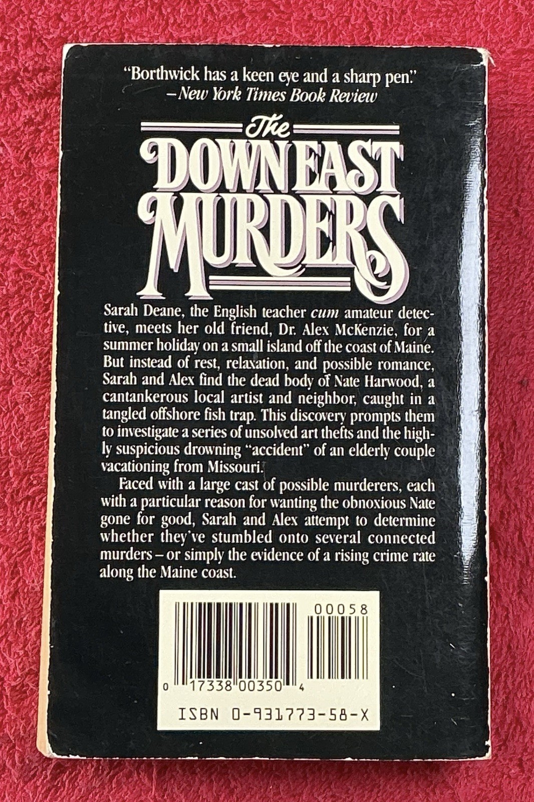 The Down East Murders By J. S. Borthwick