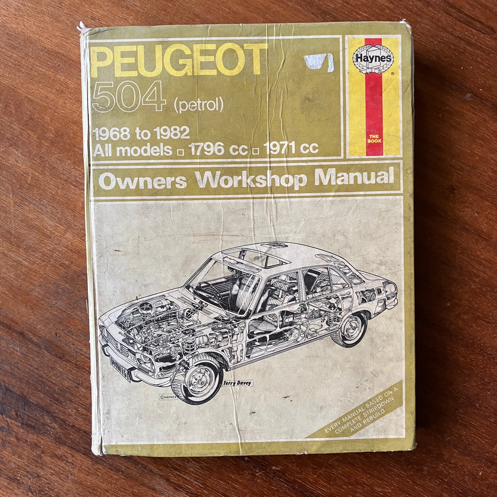 Peugeot 504 Petrol 68-82 Haynes Service Manual No.161