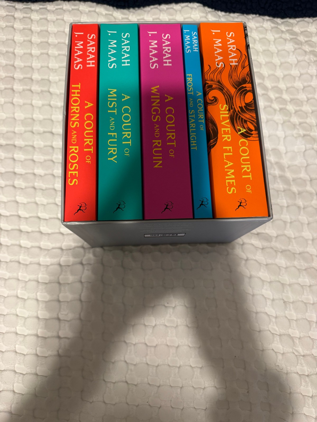 Court of Thorns and Roses Paperback Box Set (5 books) by Sarah J. Maas.