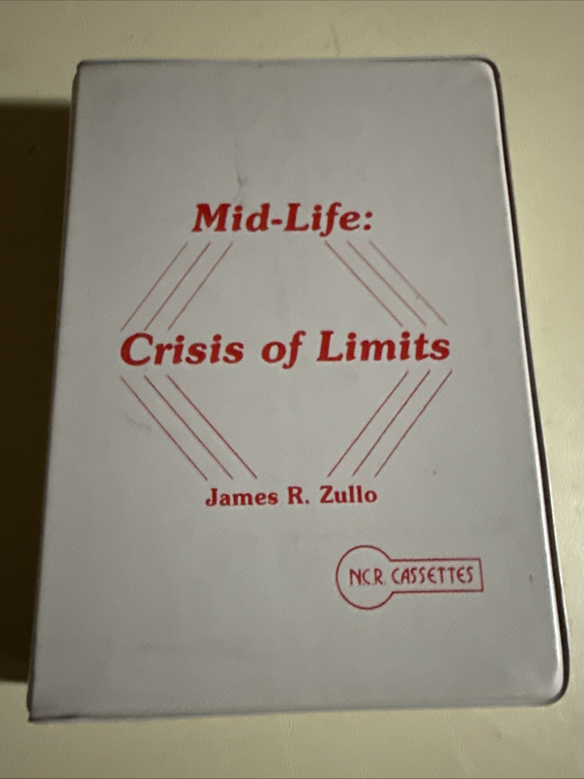 Mid-Life and Crisis of Limits James R. Zullo NCR 4 Cassette Tapes 1977 Catholic