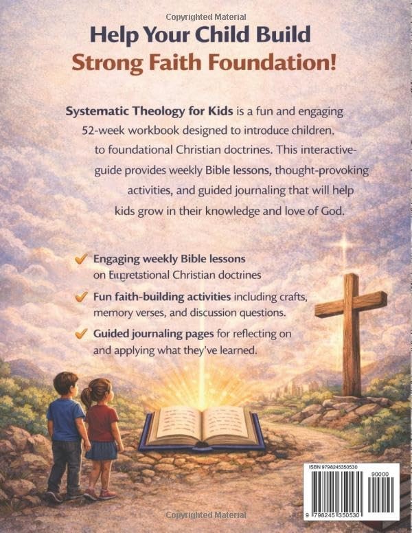 Systematic Theology for Kids 52-Week Workbook Bible Lessons & Activities