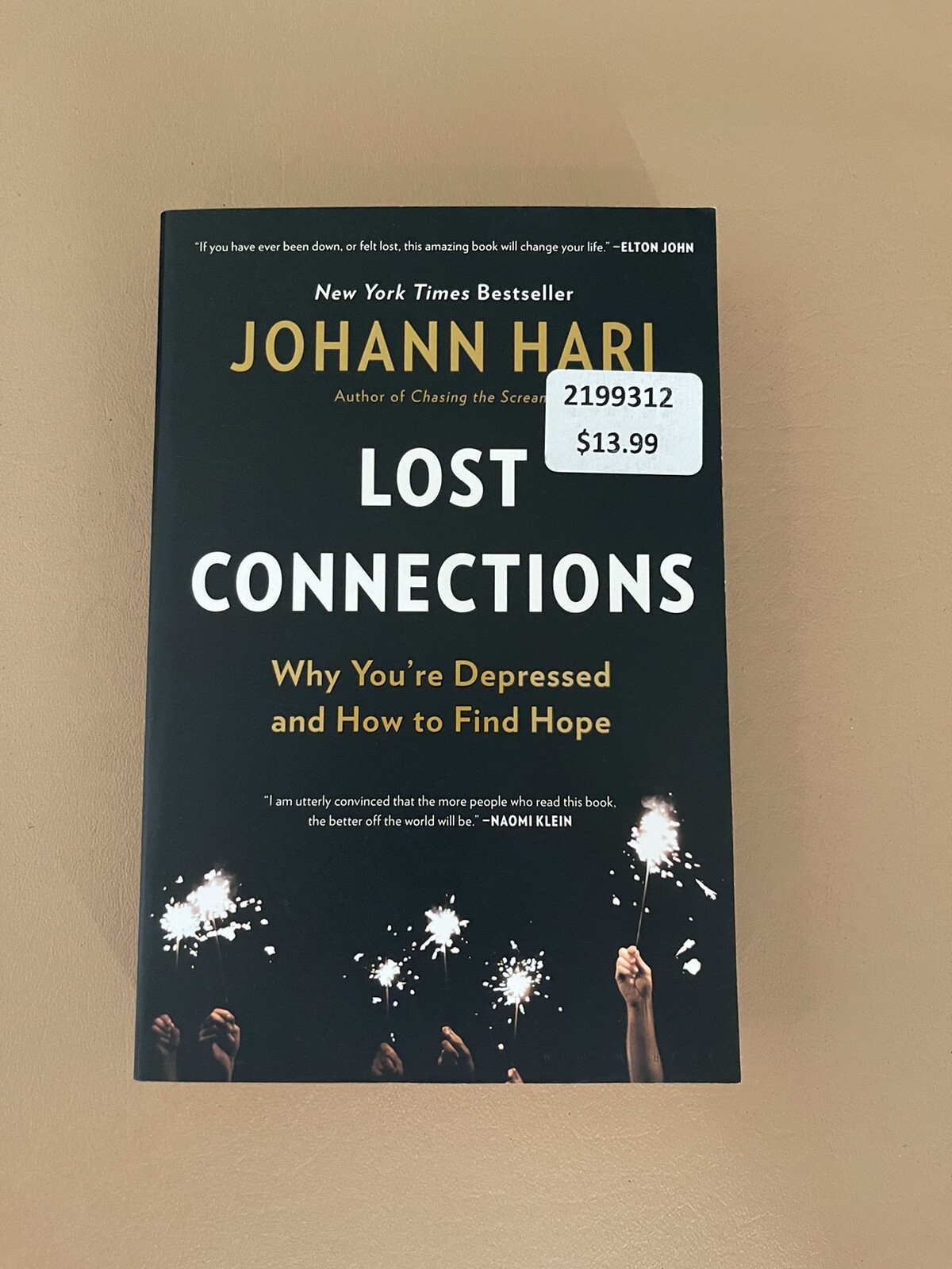 Lost Connections : Why You’re Depressed and How to Find Hope by Johann Hari Book