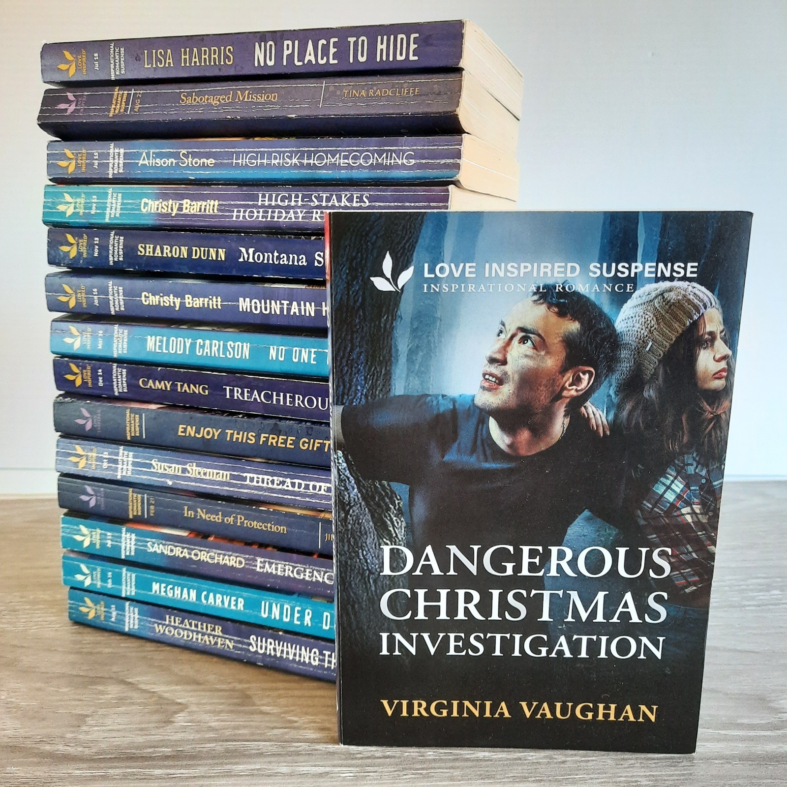 Harlequin Love Inspired Suspense Lot of 15 – Mountain Peril & Holiday Rescue PB