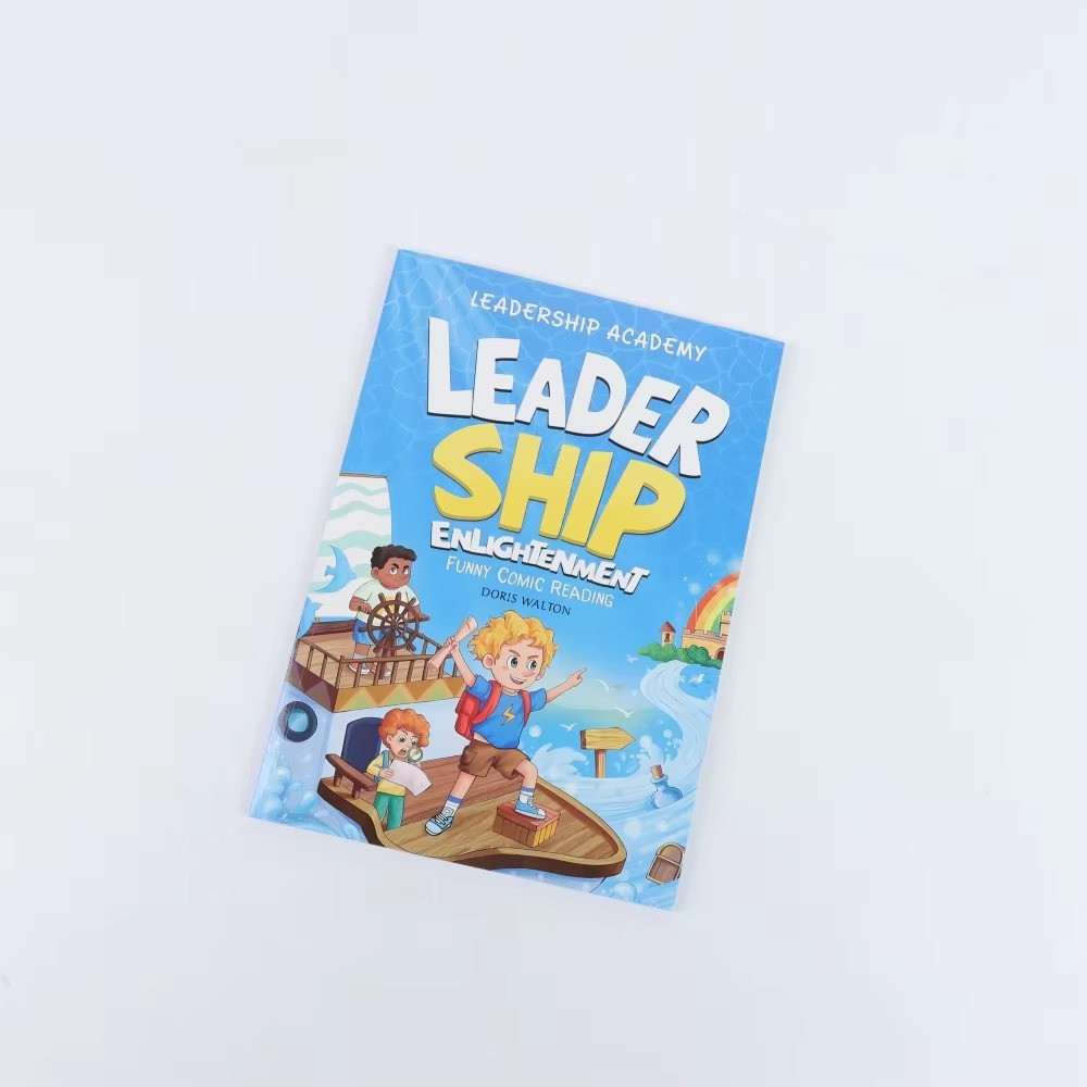 LEADER SHIP ENLIGHTENMENT Comic Book Kids Communication Leadership English KU