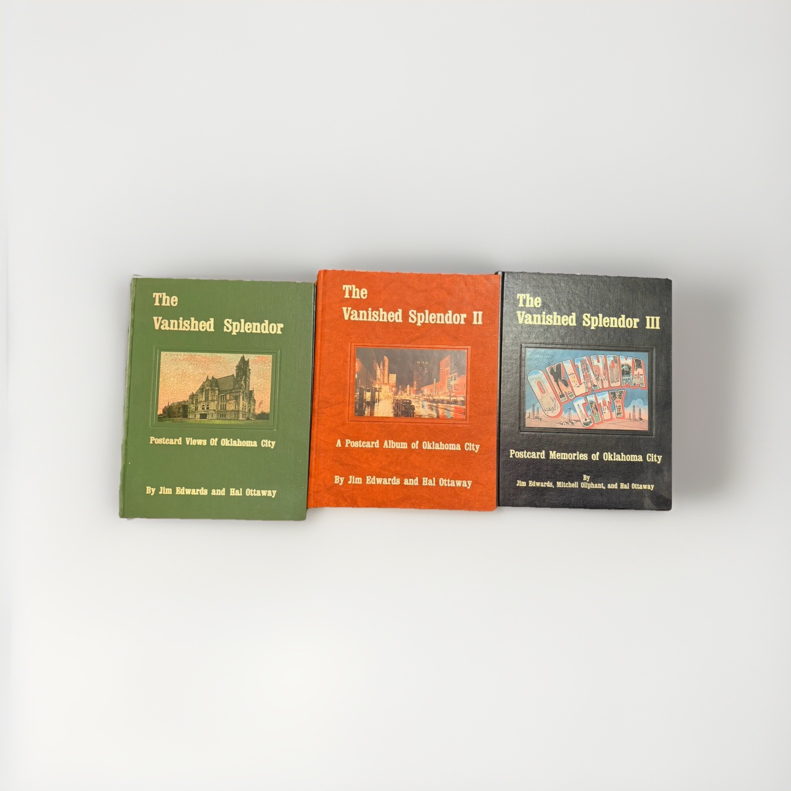 Vanished Splendor Oklahoma City COMPLETE 3 Vol Set SIGNED Edwards Ottaway 1st Ed