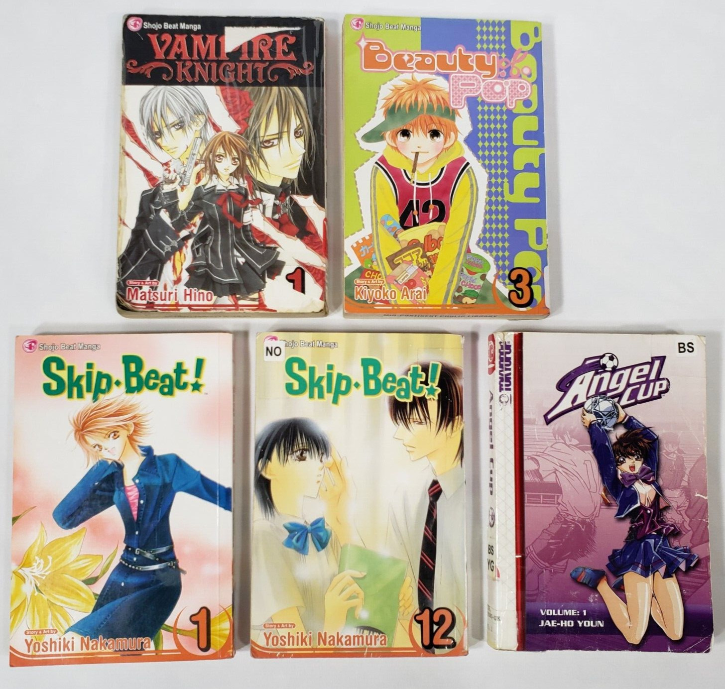 Girls Manga Lot Of 5 Graphic Novels Shojo Beat Paperback Bundle Viz Media Set