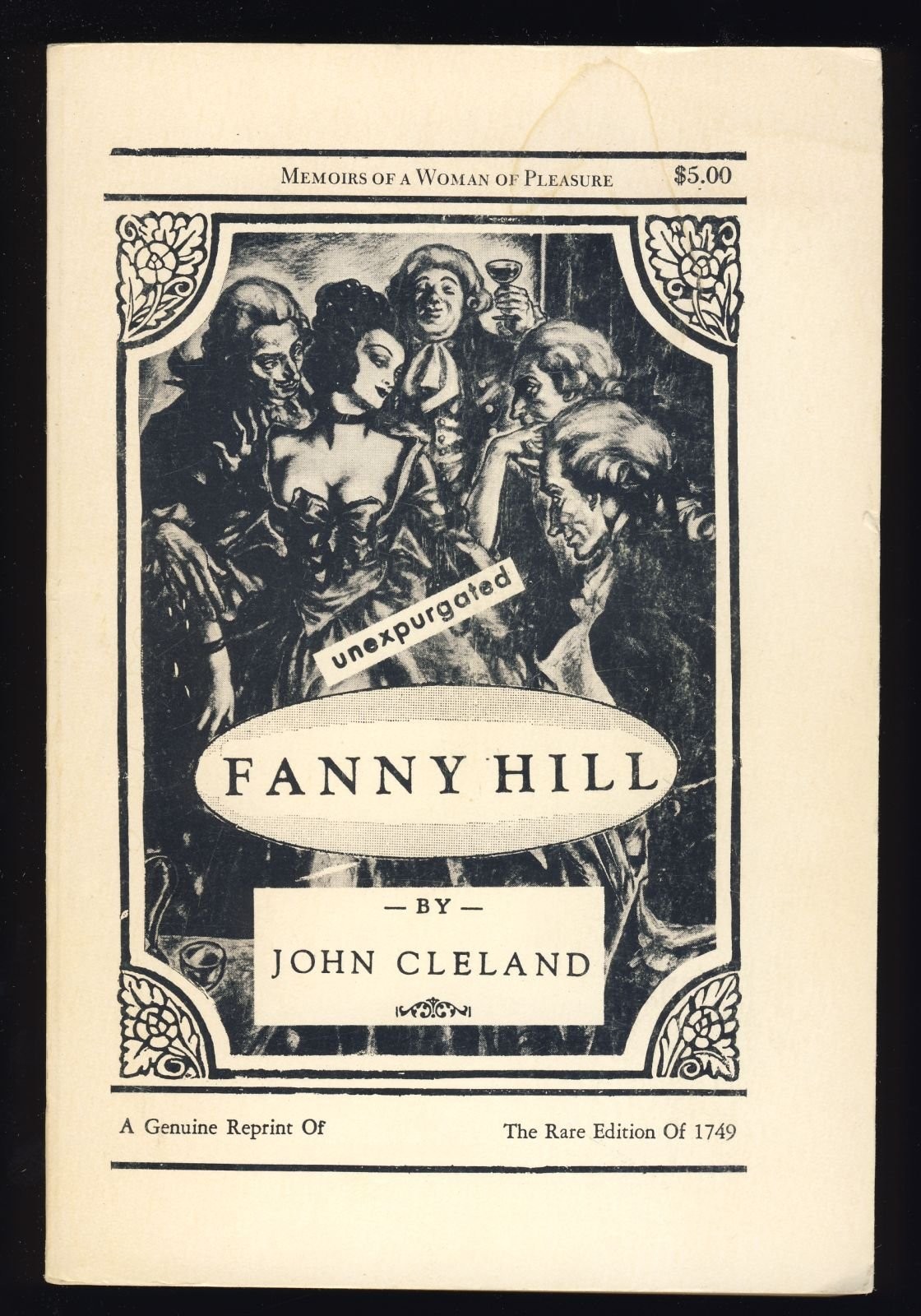 John Cleland Fanny Hill Woman of Pleasure Erotic Literature Prostitution Hooker