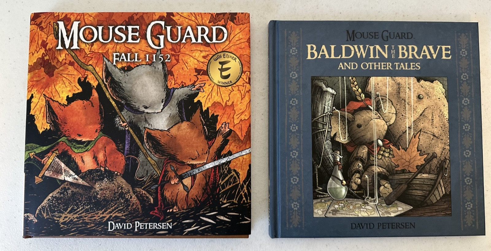 Mouse Guard Fall 1152 Baldwin the Brave Other Tales SIGNED David Petersen sketch