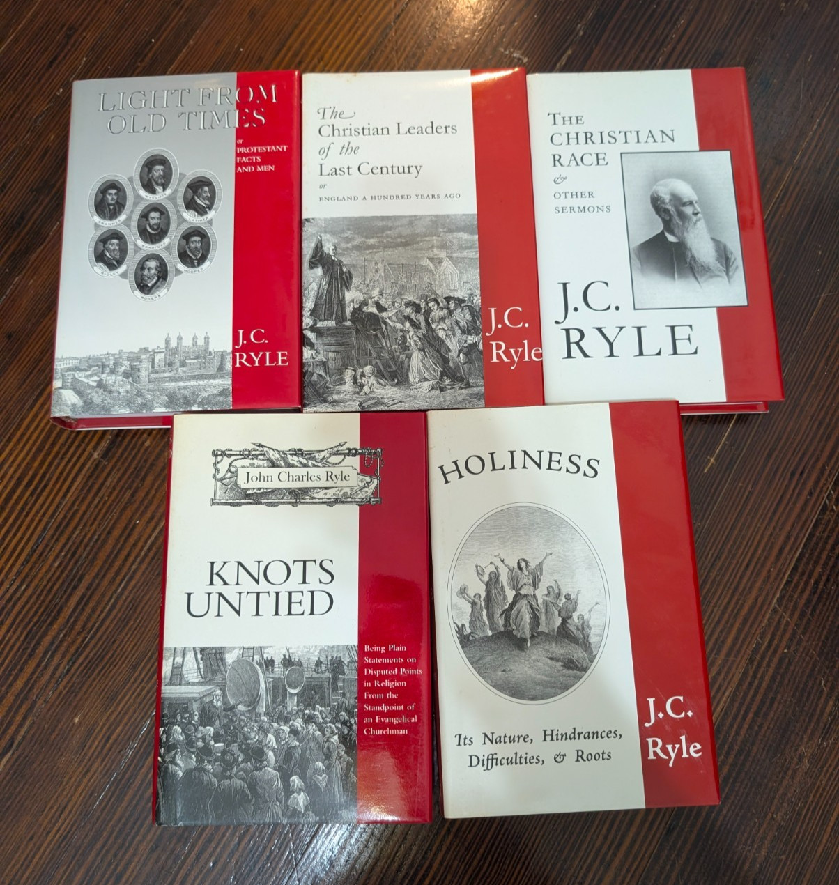 Lot of 5 J. C. Ryle Books Volumes 1, 2, 3, 4, 7 Charles Nolan Publishers – GOOD