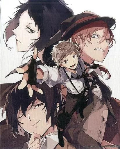 Bungo Stray Dogs Harukawa Original Illustration Canvas 10.8×8.3in Art Board
