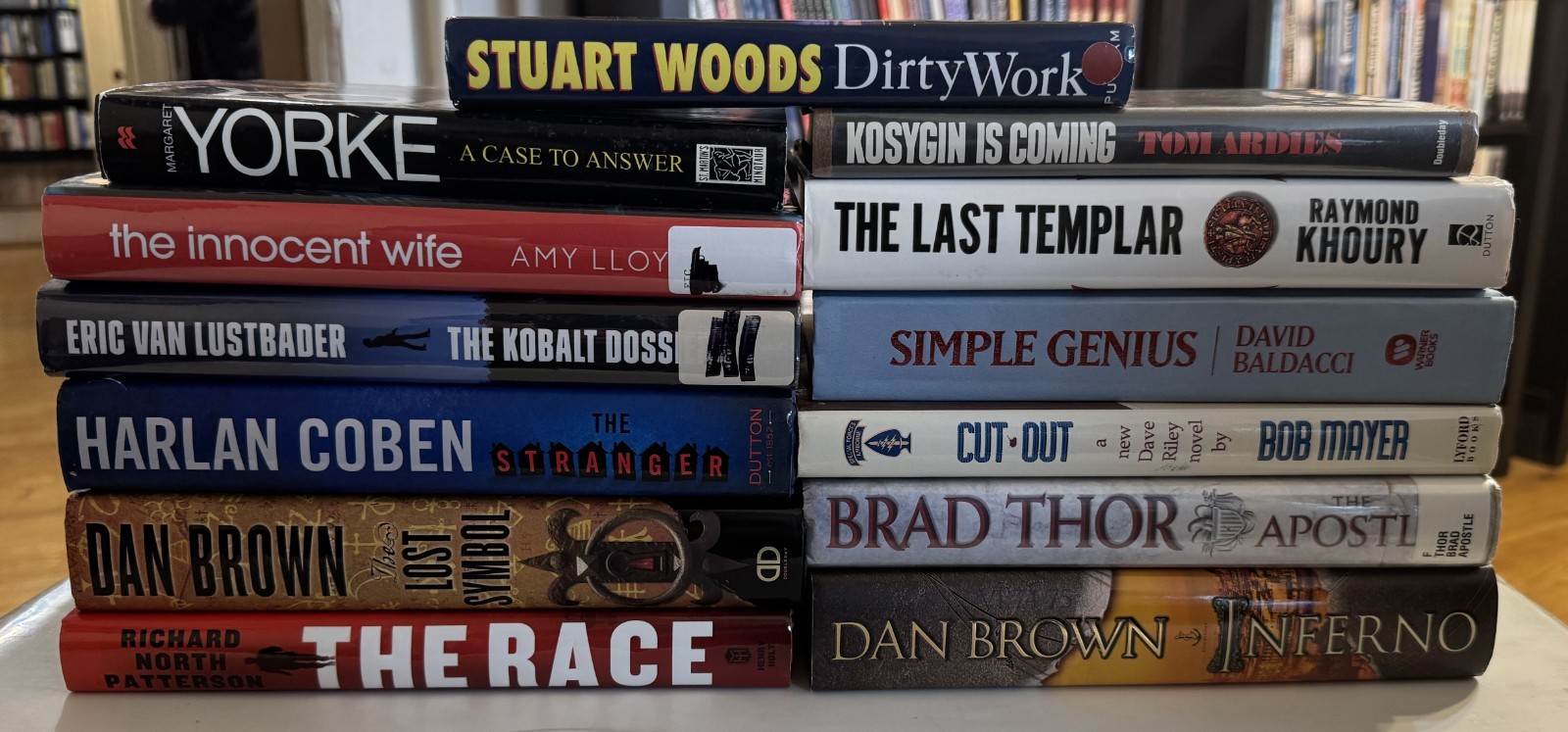 Lot of- 13 Hardcover Mystery/ Detective Books