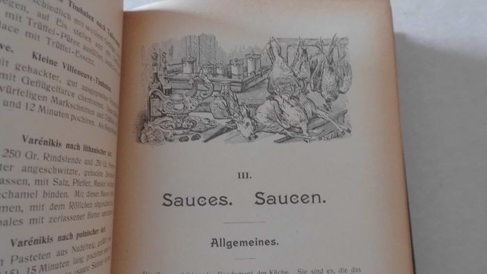 Kochkunst-Führer Handbuch der modernen Küche von A. Escoffier 1904 (- Kochbuch k