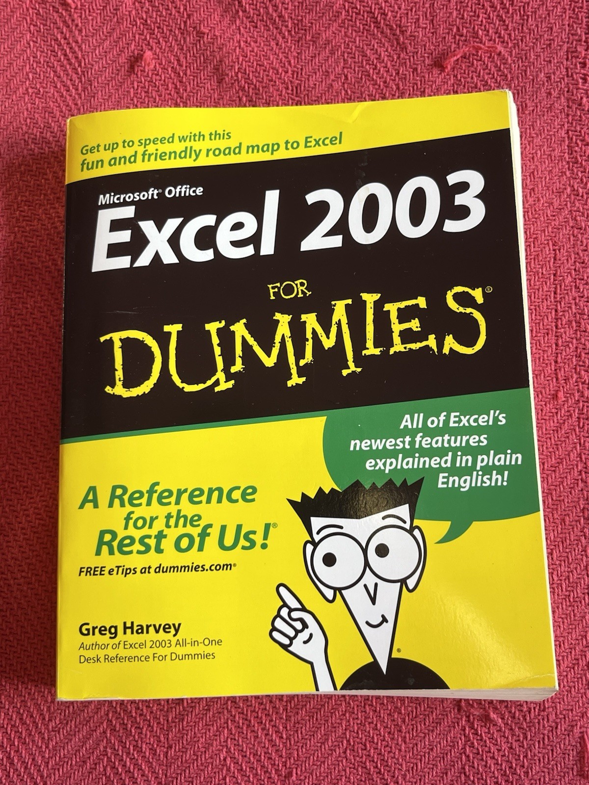Microsoft Office Excel 2003 for Dummies by Greg Harvey (Paperback Book) Used