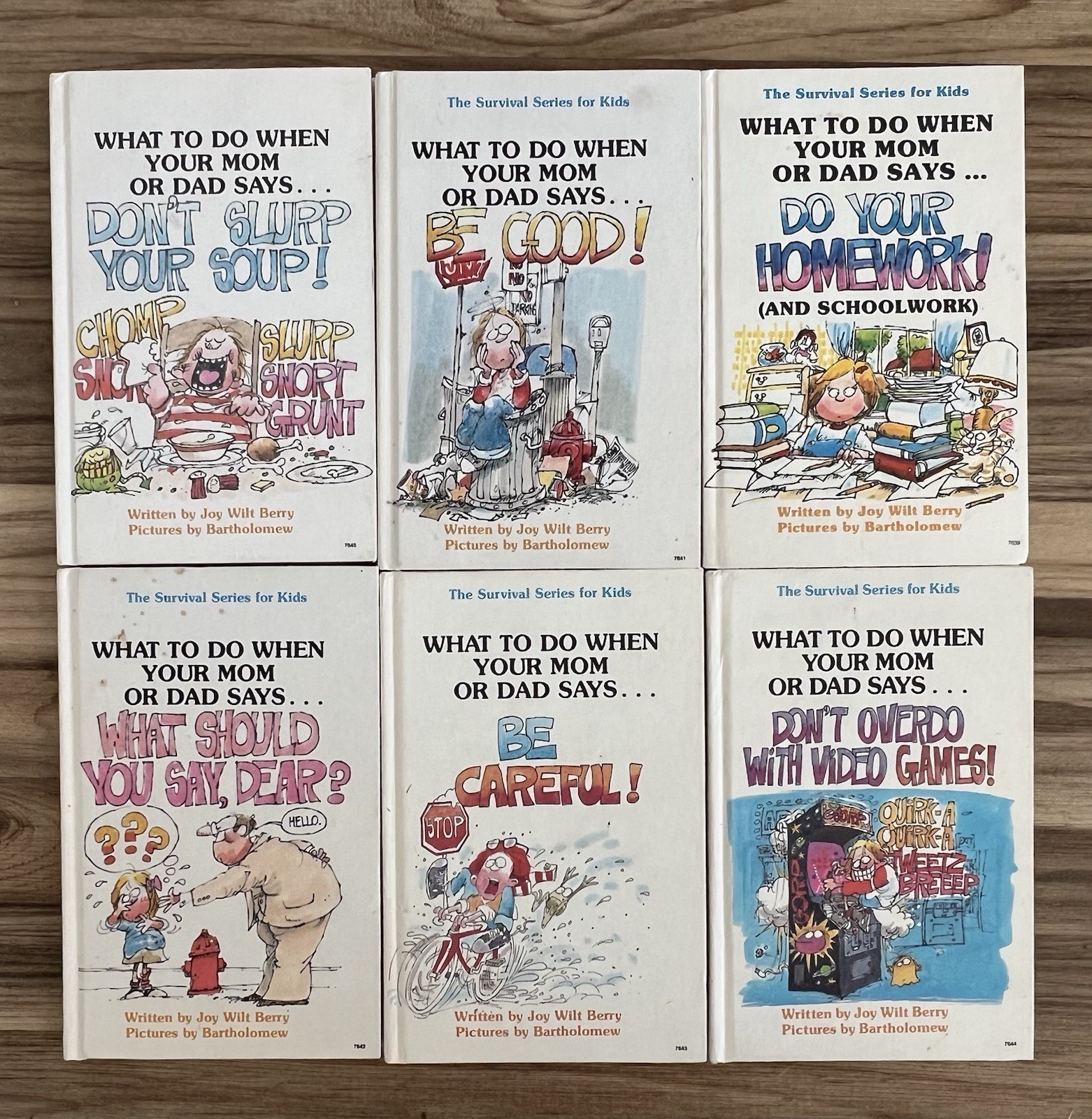 Set of 6 Joy Wilt Berry Survival Series for Kids