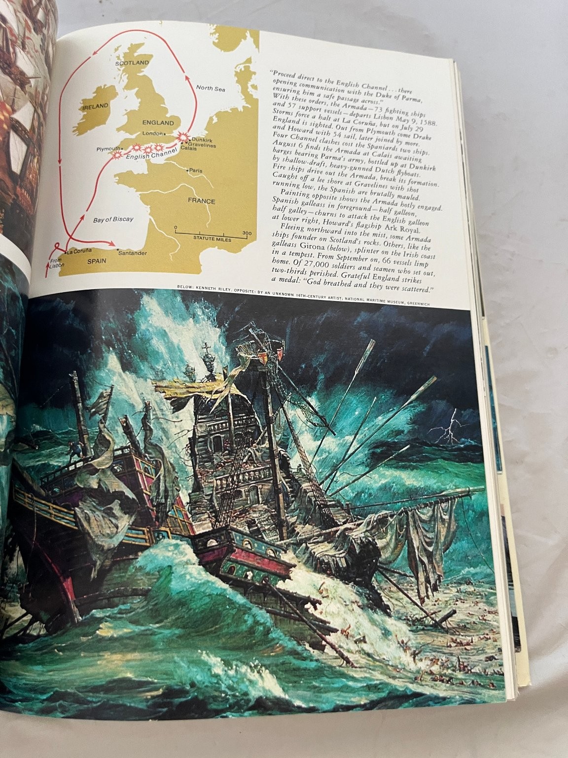 Men Ships and the Sea Villiers 1973 New Edition National Geographic Society