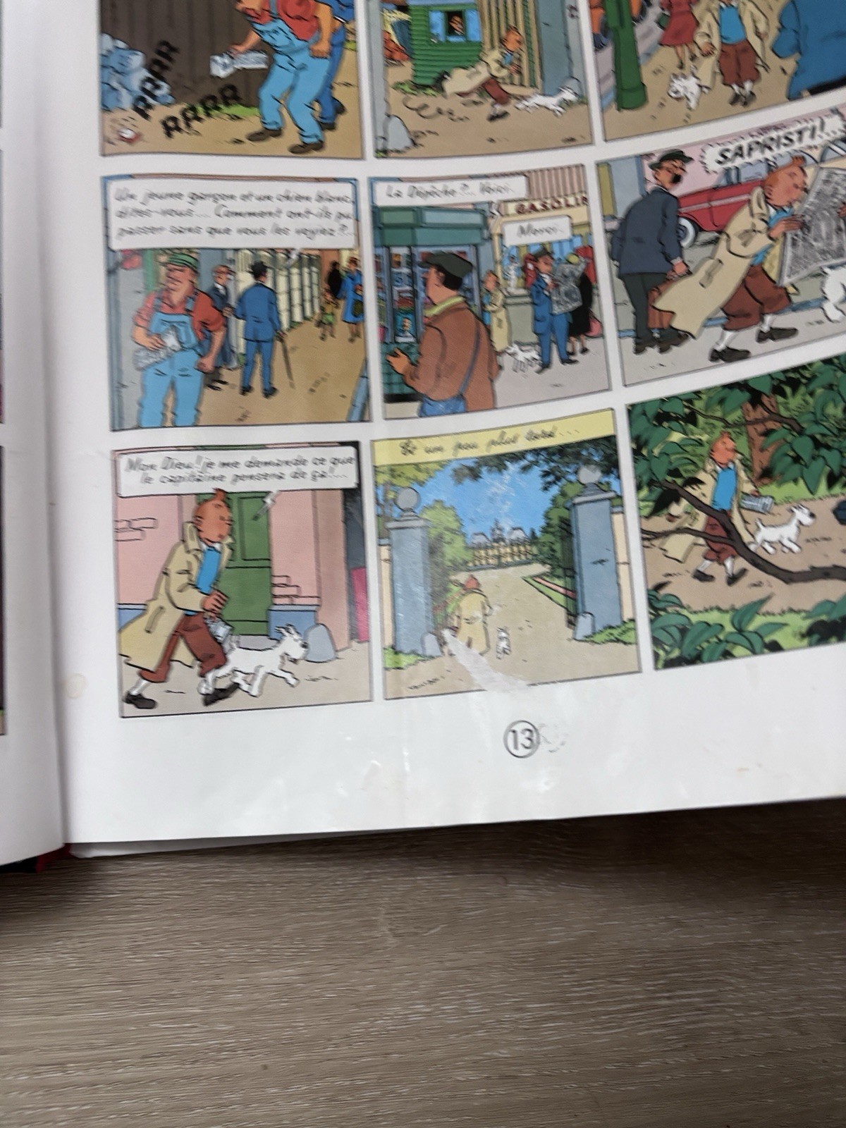 Hergé Tintin Coke En Stock French Language Comic Casterman Hardcover 1986 VTG