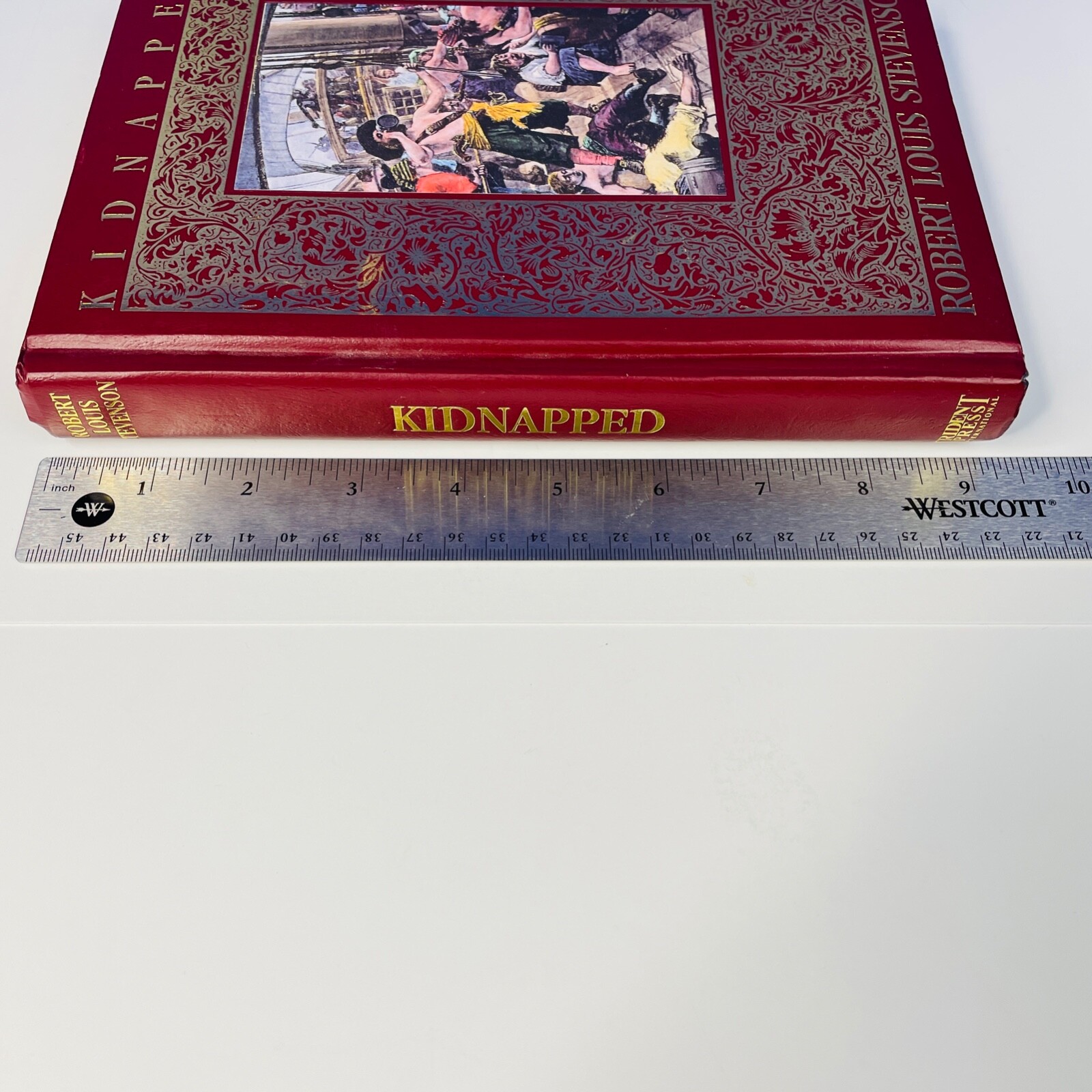 Kidnapped Robert Louis Stevenson Trident Press 2000 Reprint Gild Block Deluxe HC