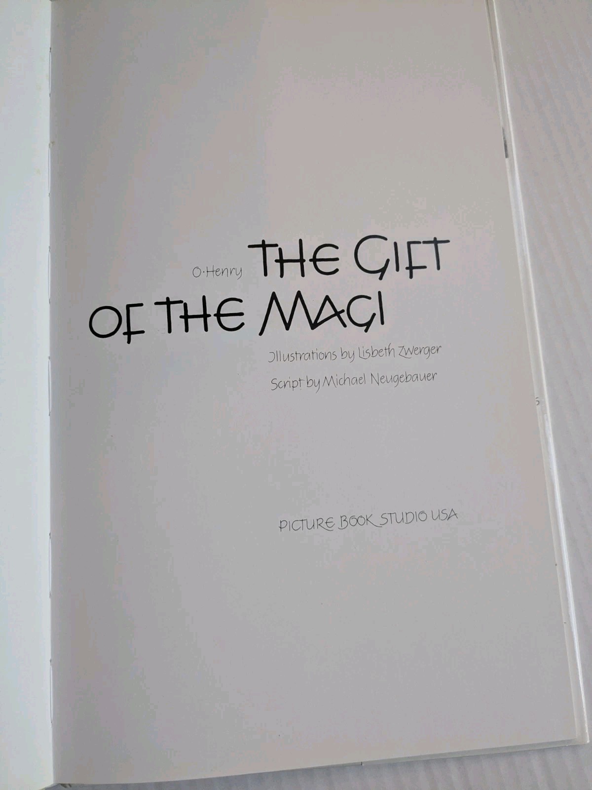 THE GIFT OF THE MAGI by O Henry & Lisbeth Zwerger 1982 HBDJ EXC L1