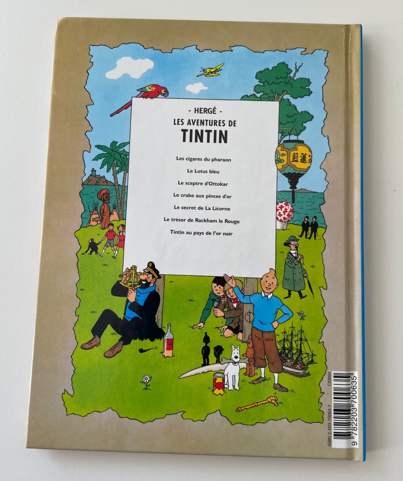 FREE SHIP Tintin Cigars of Pharaoh French Language Petit Format Herge Hardcover