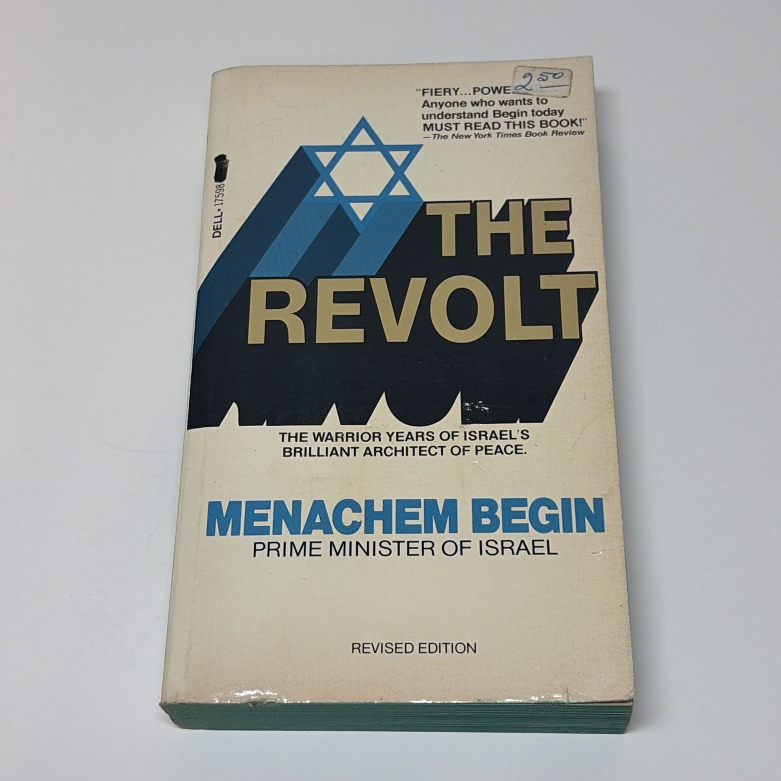 The Revolt – Menachem Begin 1978 PB Israel Prime Minister Middle East History