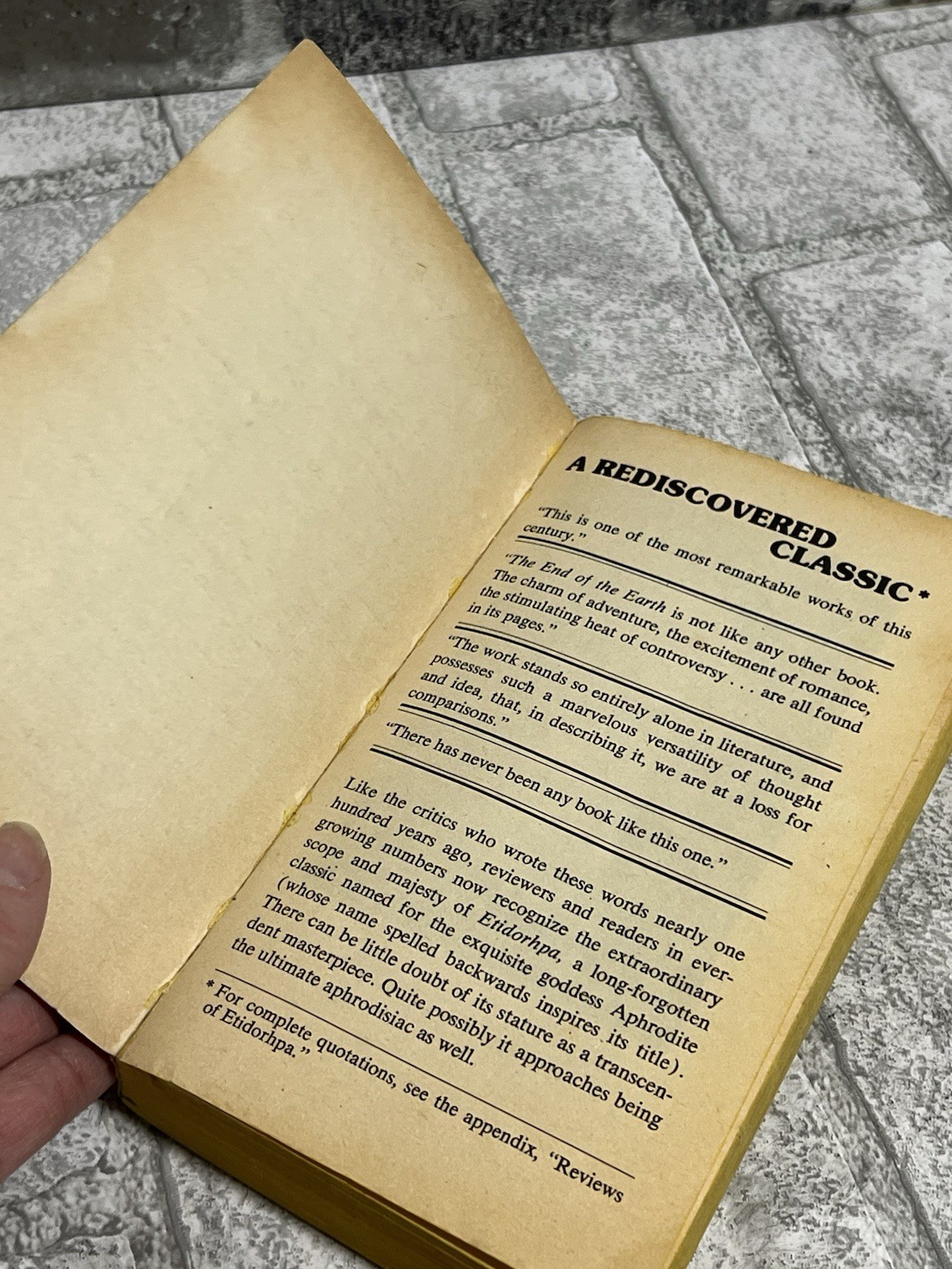 John U. Lloyd: Etidorpha, or The End of Earth Pbk 1976- RARE