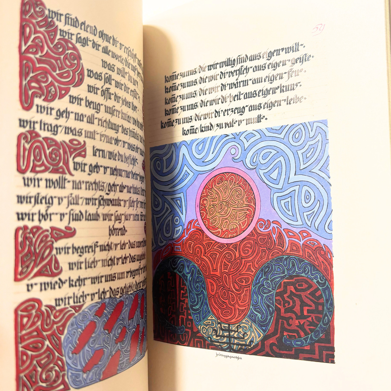 C.G. Jung The Red Book Liber Novus Plates & Illustrations | Rare Psychology Jap