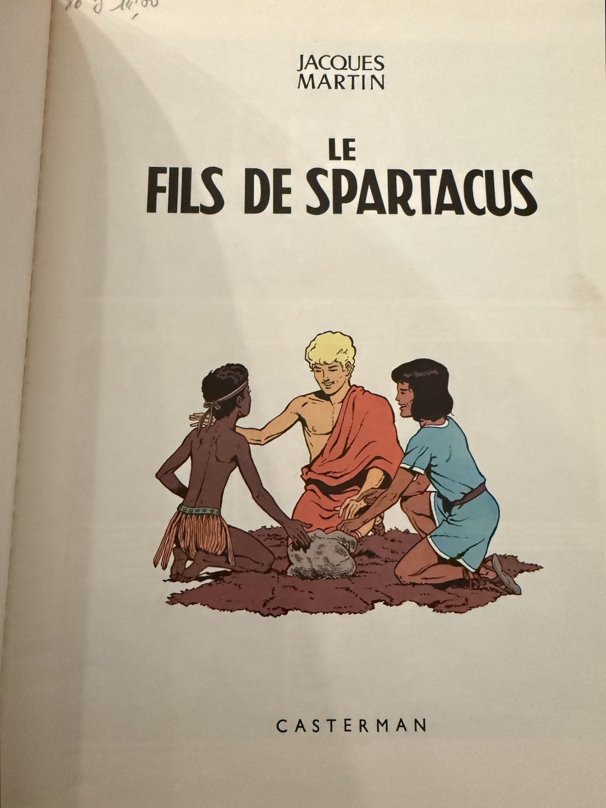 Jacques Martin Alix Le Fils De Spartacus Casterman French Comic HC G/VG 1st