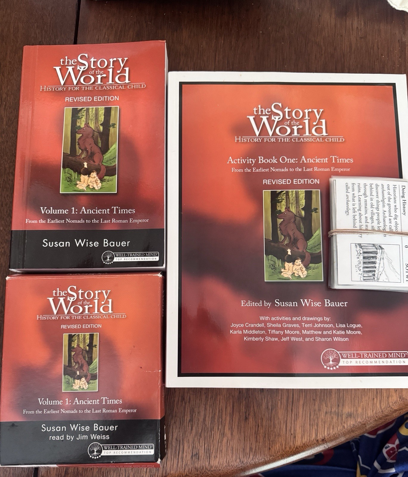 The Story of the World Vol 1 Ancient Times Revised PB Activity Book + Audio CDs