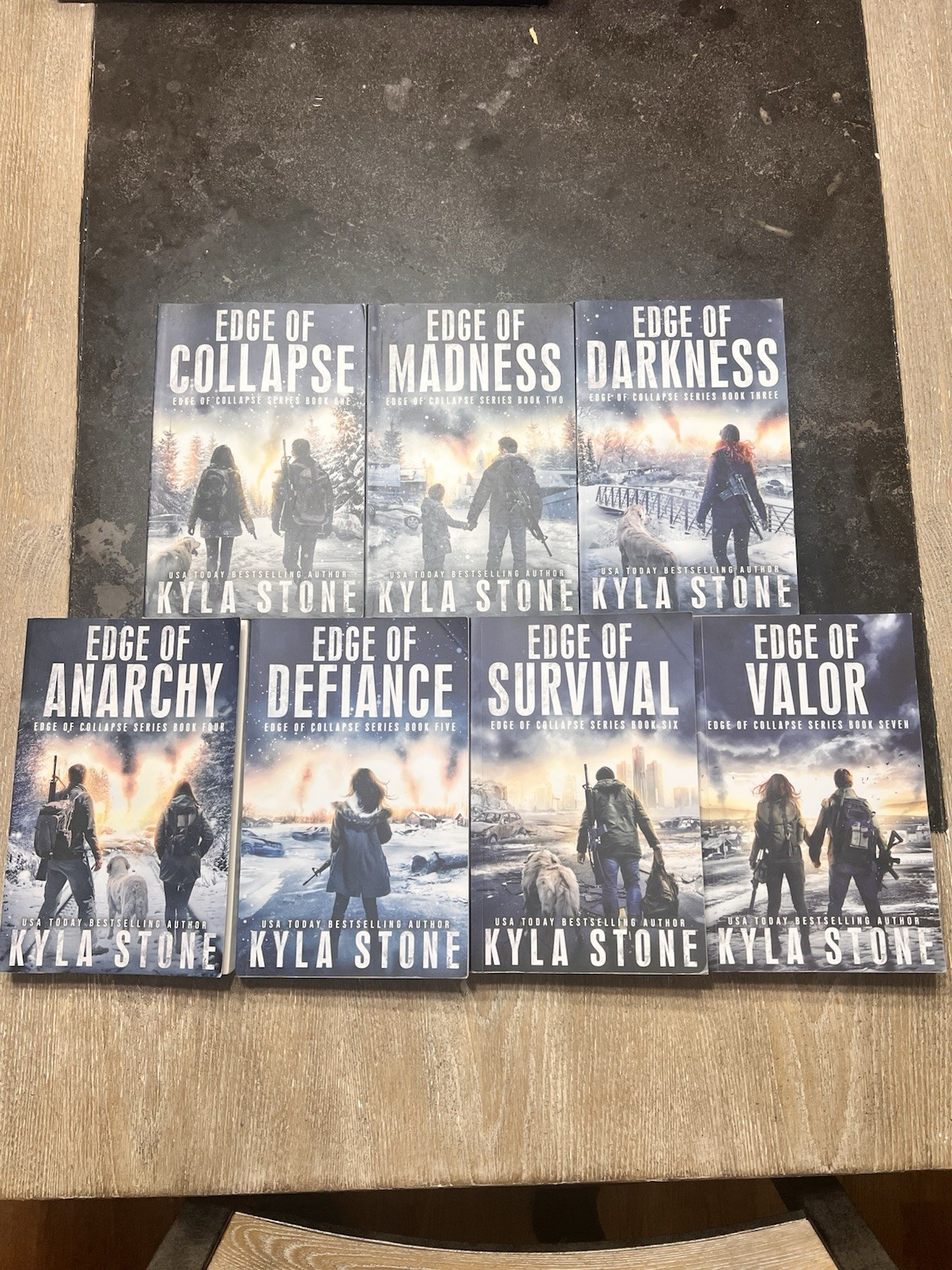 Edge of Collapse Series Books 1-7 by Kyla Stone Post Apocalyptic Lot